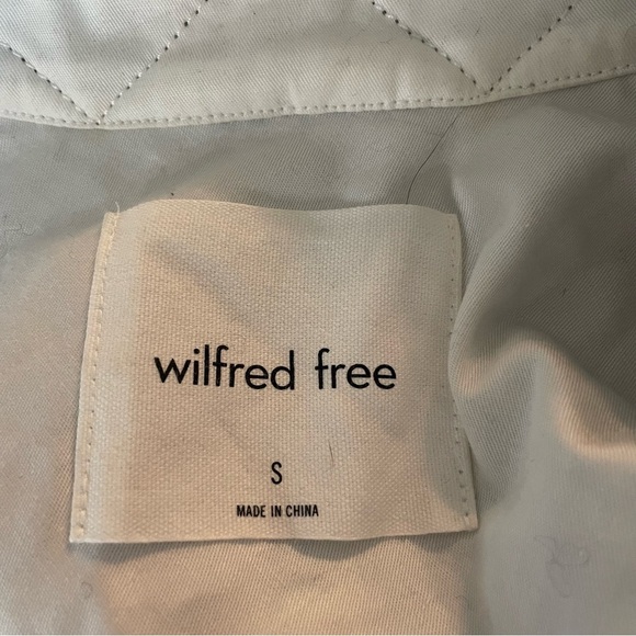 Wilfred Free Plaid Fleece Alpaca Wool Ganna Shirt Jacket shacket 20998 - Picture 7 of 10